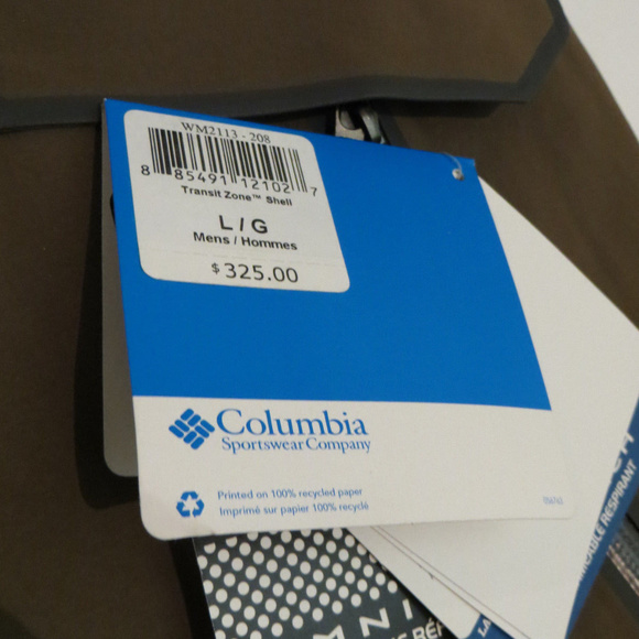 Columbia Transit Zone waterproof breathable jacket - Picture 7 of 8